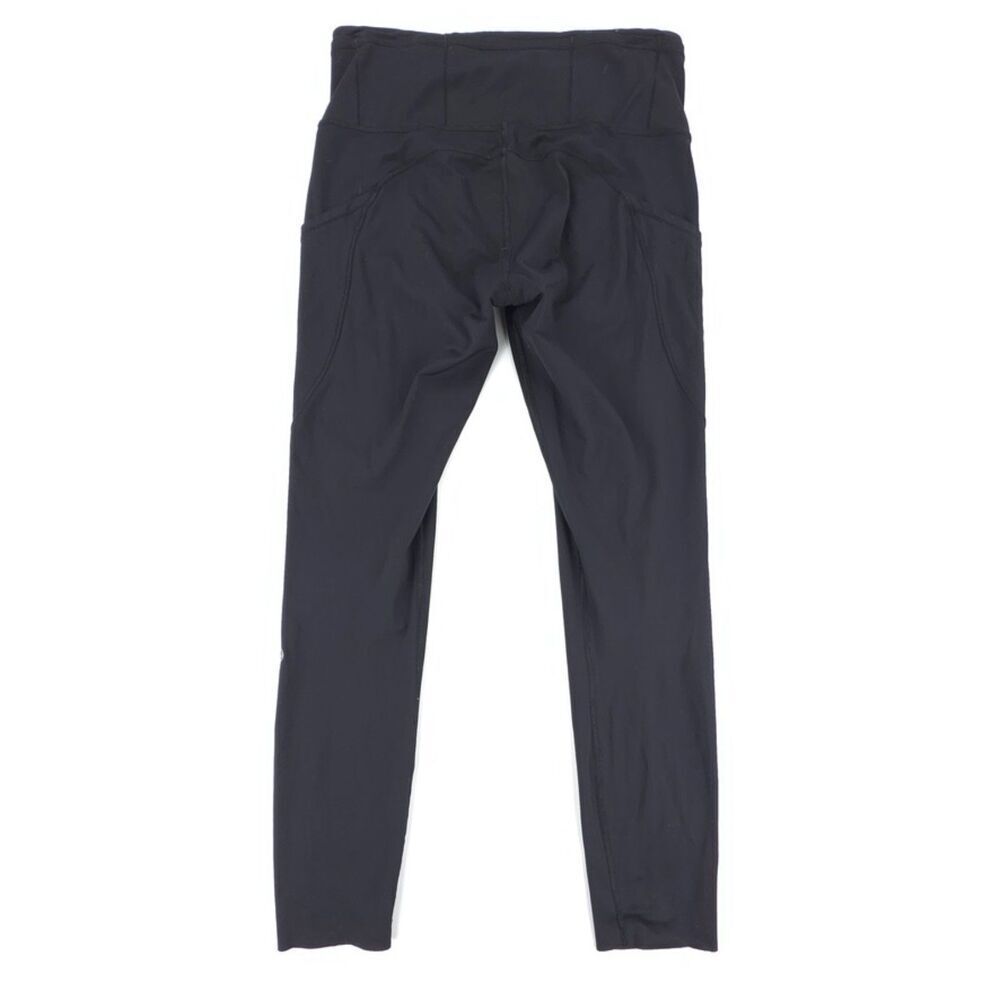 LULULEMON Fast & Free Crop II Nulux 19" Black Leggings Ankle Crop Athletic Nulux - Picture 6 of 6